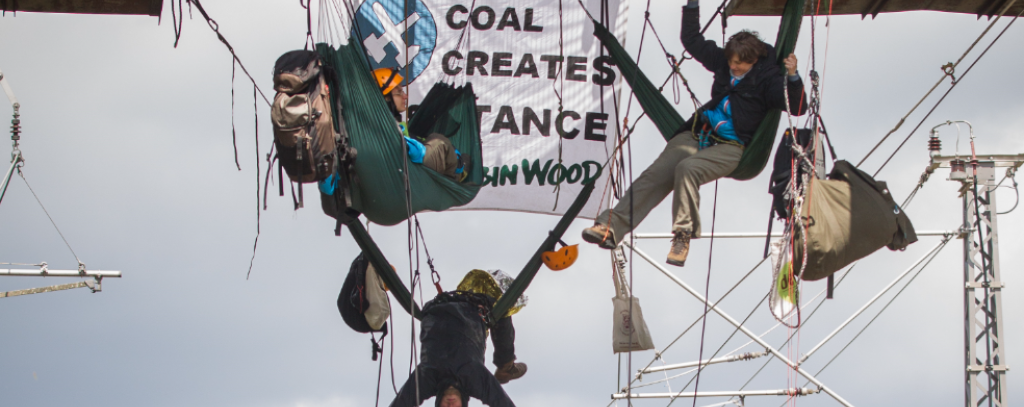 ROBIN WOOD-Protest Tagebau Welzow, Mai 2016