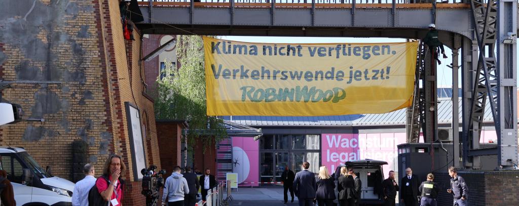 Klima nicht verfliegen - Verkehrswende jetzt!