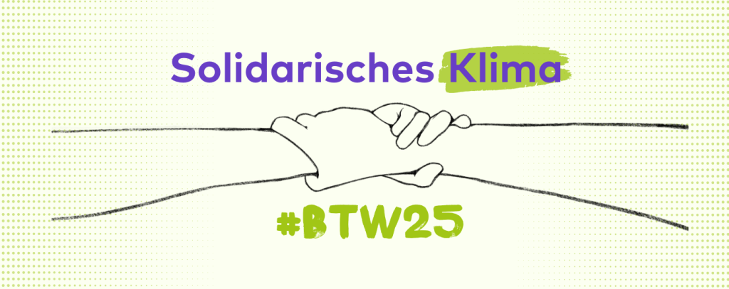 Vor der Bundestagswahl setzen wir uns mit den Forderungen der Parteien auseinander und veröffentlichen in lockerer Folge Beiträge für ein solidarisches Klima (Grafik: ROBIN WOOD / Valea Hollstein)